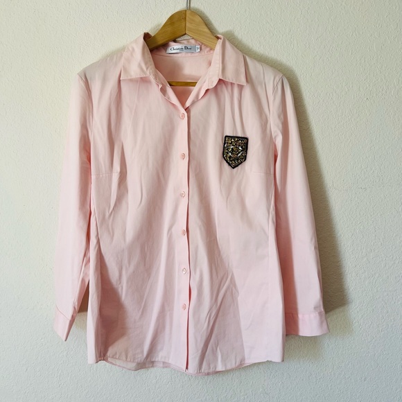 Christian Dior 2016 Three Quarter Sleeve Button Down Shirt